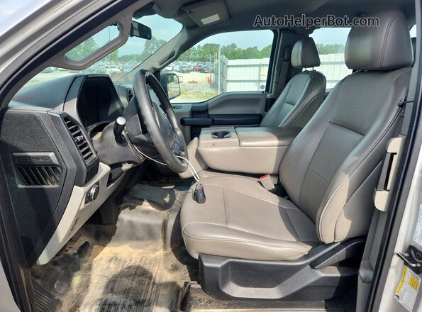 1FTEX1CB0KFA06479 2019 FORD F150 Silver Vista interior delantera