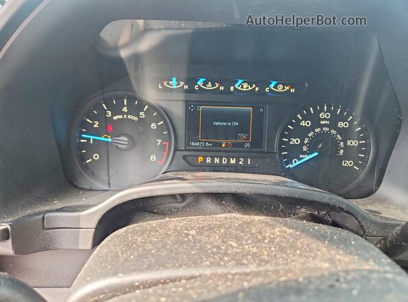 1FTEX1CB0KFA06479 2019 FORD F150 Silver Vista del cuadro de instrumentos
