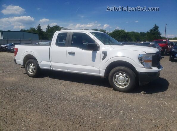 1FTEX1CB0NKD57677 2022 FORD F150 White Передня права чверть
