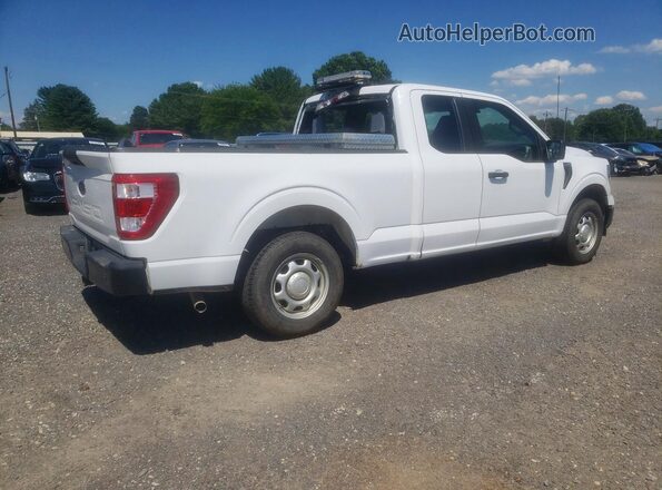 1FTEX1CB0NKD57677 2022 FORD F150 White Задня права чверть