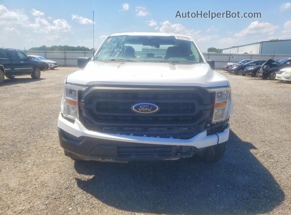 1FTEX1CB0NKD57677 2022 FORD F150 White Вид спереду