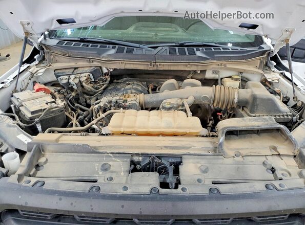1FTEX1CB0NKD57677 2022 FORD F150 White Вид задньої частини салону