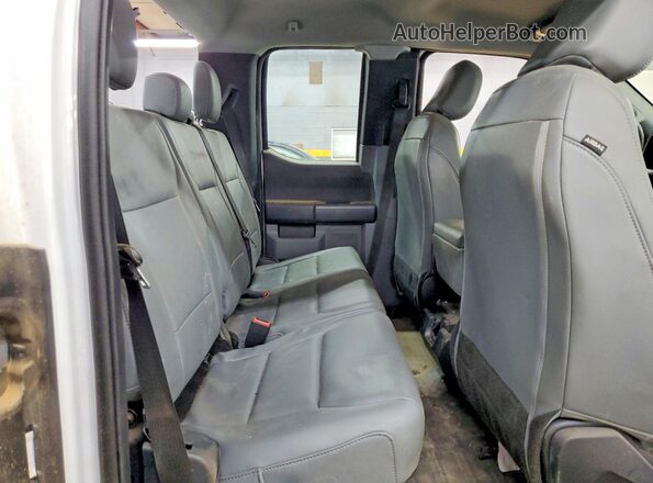 1FTEX1CB0NKD57677 2022 FORD F150 White Вид задніх сидінь