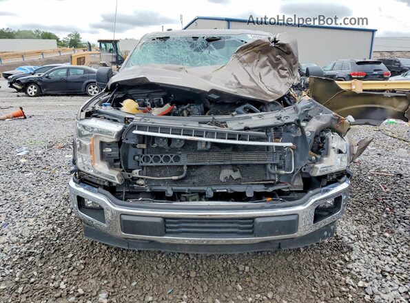 1FTEX1CB1JKF68199 2018 FORD F150 Желто-коричневый Вид спереди