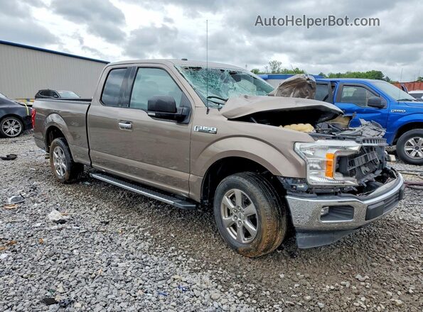 1FTEX1CB1JKF68199 2018 FORD F150 Желто-коричневый Передняя правая четверть