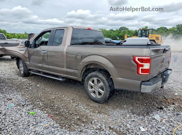 1FTEX1CB1JKF68199 2018 FORD F150 Желто-коричневый Задняя левая четверть