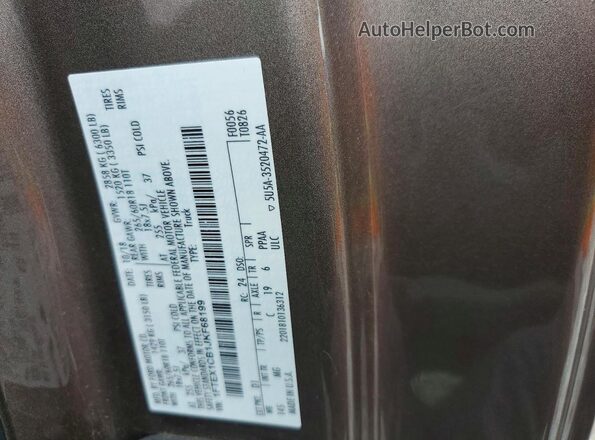 1FTEX1CB1JKF68199 2018 FORD F150 Желто-коричневый Вид подкапотного пространства
