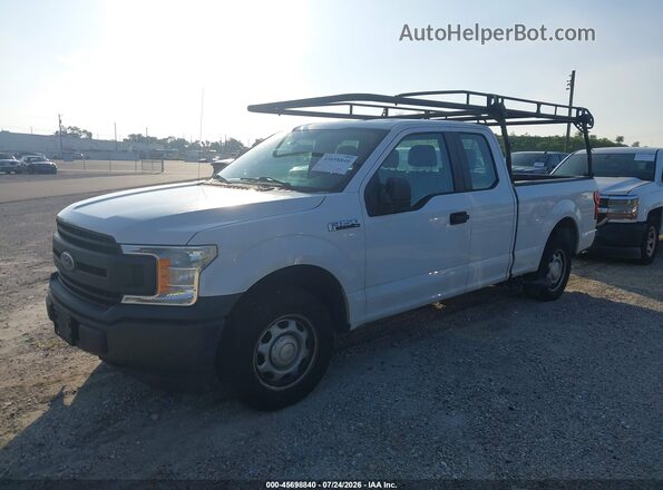 1FTEX1CB1KFB50008 2019 FORD F150 White წინა მარცხენა ხედი სამი მეოთხედიდან