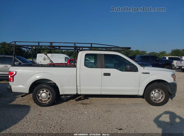 1FTEX1CB1KFB50008 2019 FORD F150 White უკანა სალონის ხედი