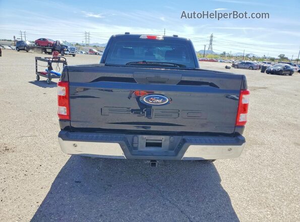 1FTEX1CB2NKF25285 2022 FORD F150 Синий Вид сзади