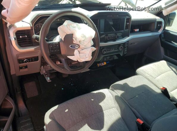 1FTEX1CB2NKF25285 2022 FORD F150 Синий Вид панели приборов