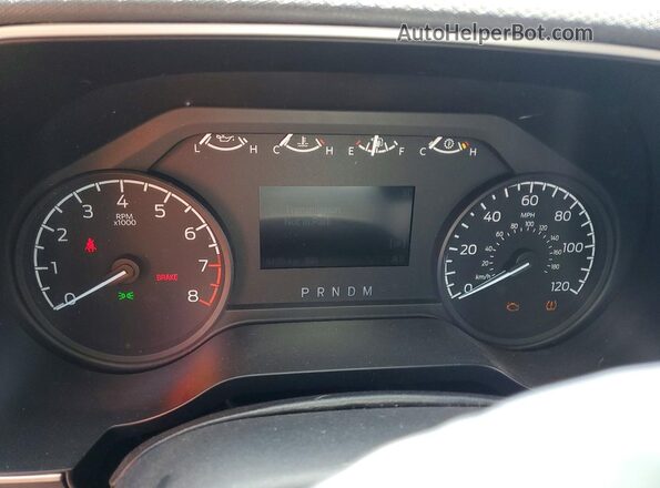1FTEX1CB2NKF25285 2022 FORD F150 Синий Вид щитка приборов