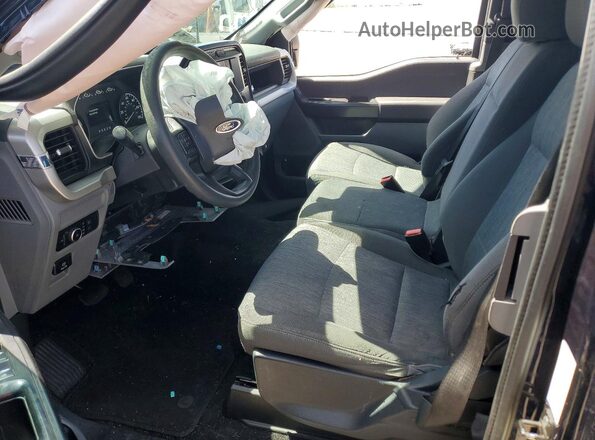 1FTEX1CB2NKF25285 2022 FORD F150 Синий Вид салона спереди