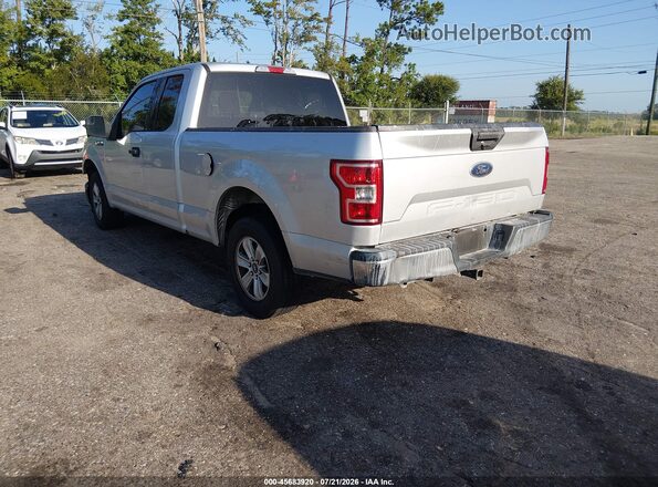1FTEX1CB3JKG08735 2018 FORD F150 Silver Trasero izquierdo
