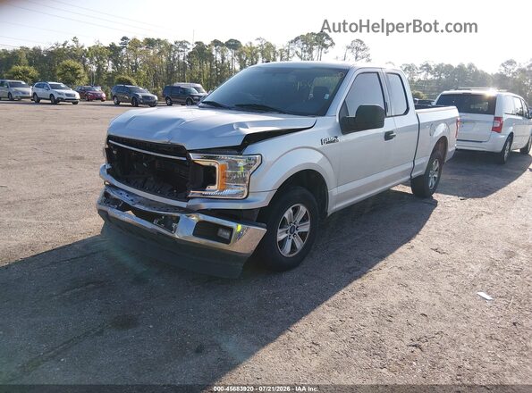 1FTEX1CB3JKG08735 2018 FORD F150 Silver Vista tres cuartos delantera izquierda