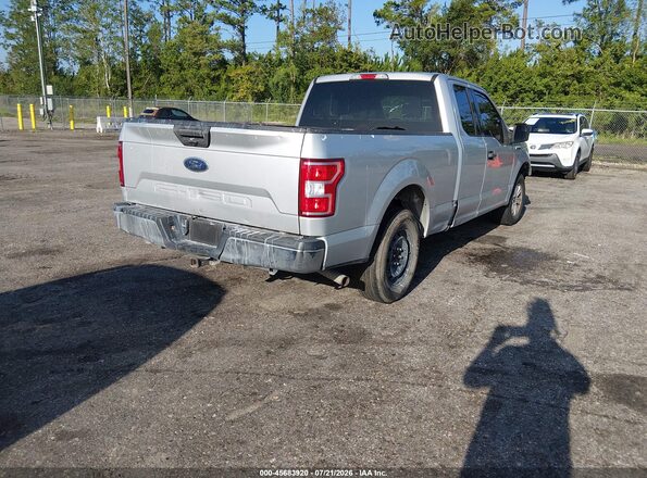 1FTEX1CB3JKG08735 2018 FORD F150 Silver Trasero derecho