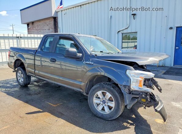1FTEX1CB3KKF09639 2019 FORD F150 Gray Առջևի աջ