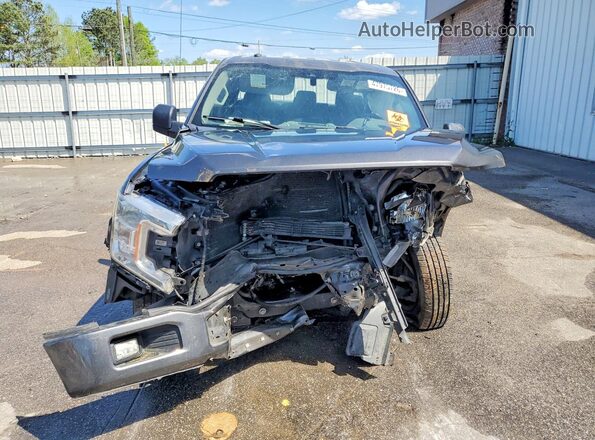 1FTEX1CB3KKF09639 2019 FORD F150 Gray Դիմացի տեսք