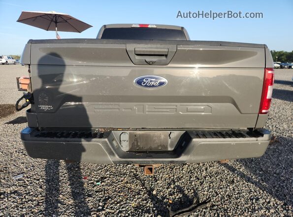 1FTEX1CB4JFB52267 2018 FORD F150 Gray Rear view