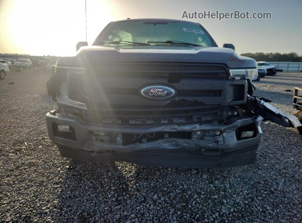 1FTEX1CB4JFB52267 2018 FORD F150 Gray Front view