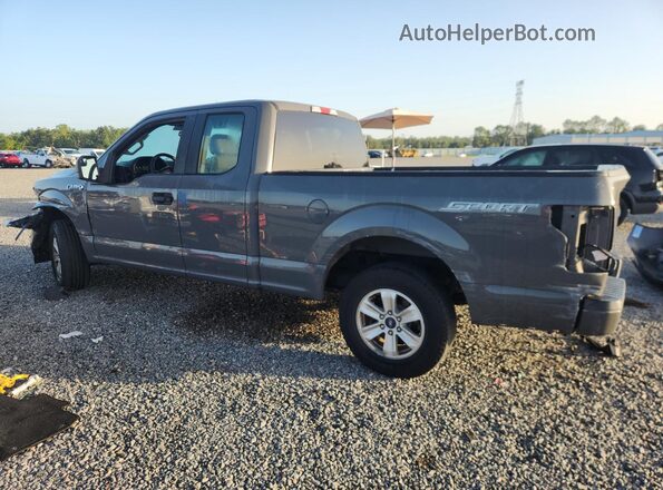 1FTEX1CB4JFB52267 2018 FORD F150 Gray Rear left