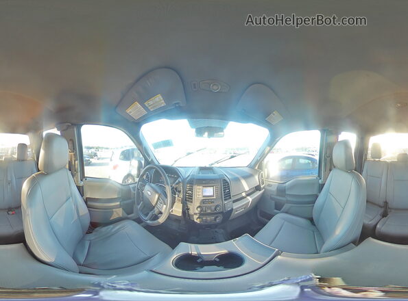 1FTEX1CB4JFB52267 2018 FORD F150 Gray 360 interior view