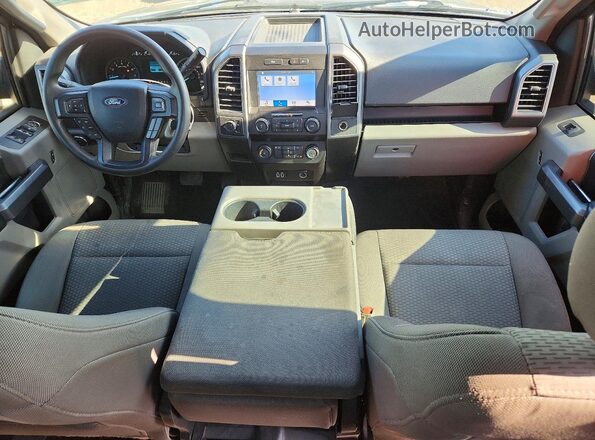 1FTEX1CB4KKD36410 2019 FORD F150 Черный Вид панели приборов