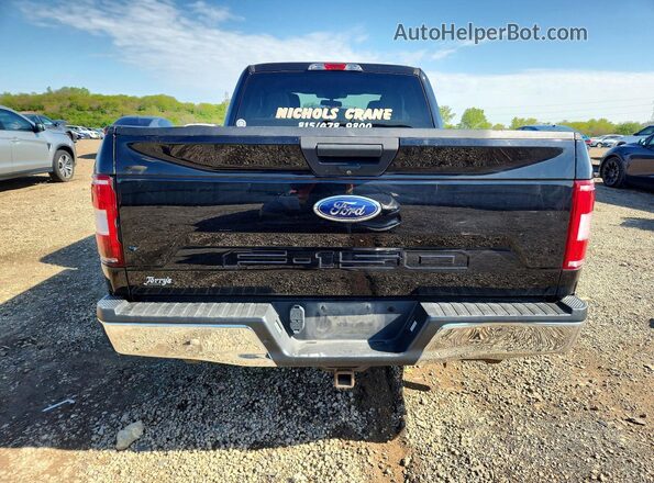 1FTEX1CB4KKD36410 2019 FORD F150 Черный Вид сзади