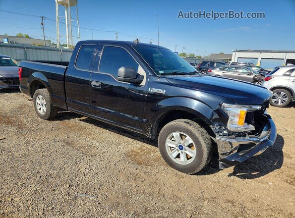 1FTEX1CB4KKD36410 2019 FORD F150 Черный Передняя правая четверть