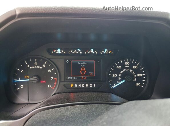 1FTEX1CB4LFA33332 2020 FORD F150 Белый Вид щитка приборов