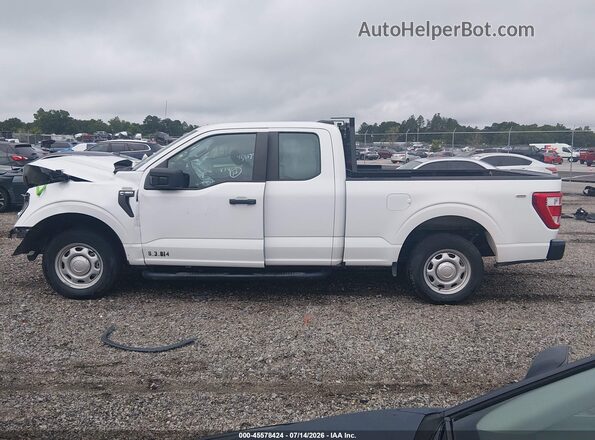 1FTEX1CB4MFB02960 2021 FORD F150 White 