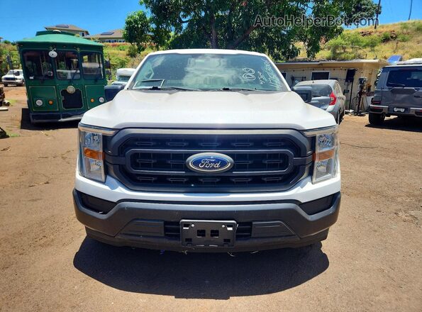 1FTEX1CB4MKE44898 2021 FORD F150 White Vista frontal