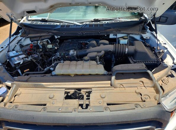 1FTEX1CB4MKE44898 2021 FORD F150 White Vista del compartimento del motor