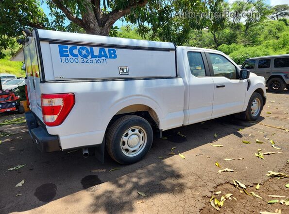 1FTEX1CB4MKE44898 2021 FORD F150 White 