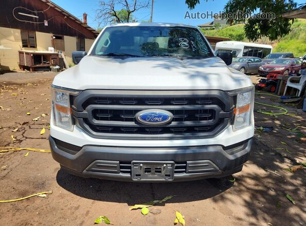 1FTEX1CB4MKE44898 2021 FORD F150 White 
