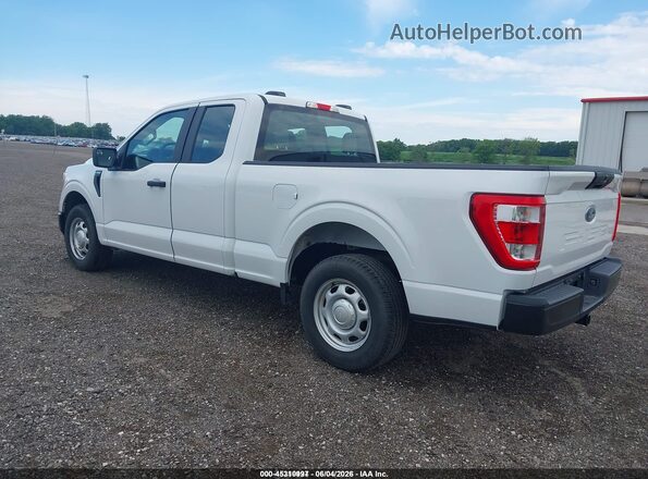1FTEX1CB5MFB81233 2021 FORD F150 White Задня ліва чверть