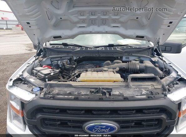 1FTEX1CB5MFB81233 2021 FORD F150 White Вид ззаду