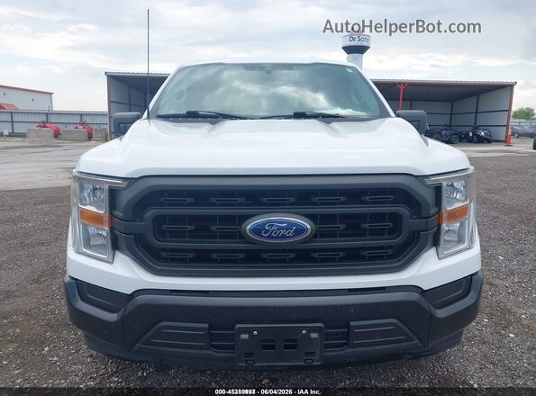 1FTEX1CB5MFB81233 2021 FORD F150 White Вид щитка приладів