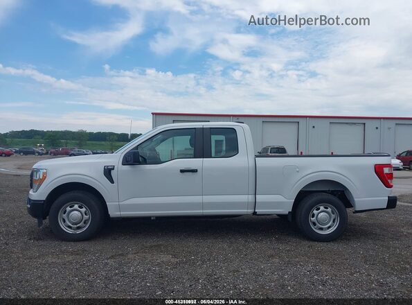 1FTEX1CB5MFB81233 2021 FORD F150 White Панорамний вид салону 360°