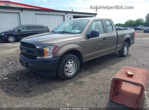 1FTEX1CB6LKE13442 2020 FORD F150 Коричневый Передняя левая четверть