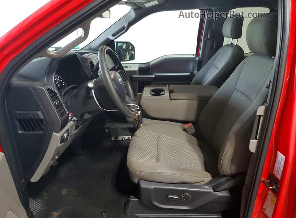 1FTEX1CB7JFE16985 2018 FORD F150 Red Սալոնի դիմացի տեսք