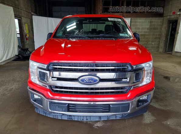 1FTEX1CB7JFE16985 2018 FORD F150 Red Դիմացի տեսք