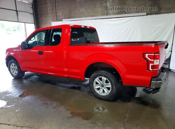 1FTEX1CB7JFE16985 2018 FORD F150 Red Հետևի ձախ