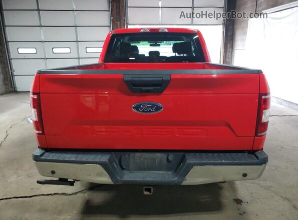 1FTEX1CB7JFE16985 2018 FORD F150 Red 