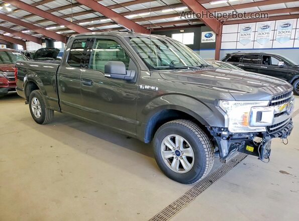 1FTEX1CB7LFA73419 2020 FORD F150 Gray Front right
