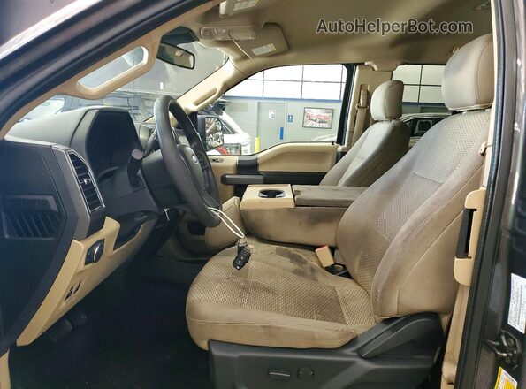 1FTEX1CB7LFA73419 2020 FORD F150 Gray Front interior view