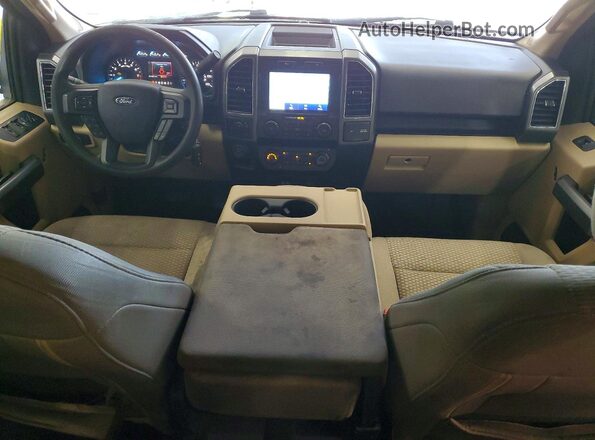 1FTEX1CB7LFA73419 2020 FORD F150 Gray Dashboard view