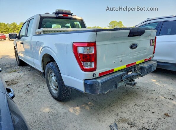 1FTEX1CB7MKD70232 2021 FORD F150 White Rear left