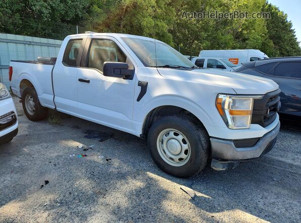 1FTEX1CB7MKD70232 2021 FORD F150 White Front right