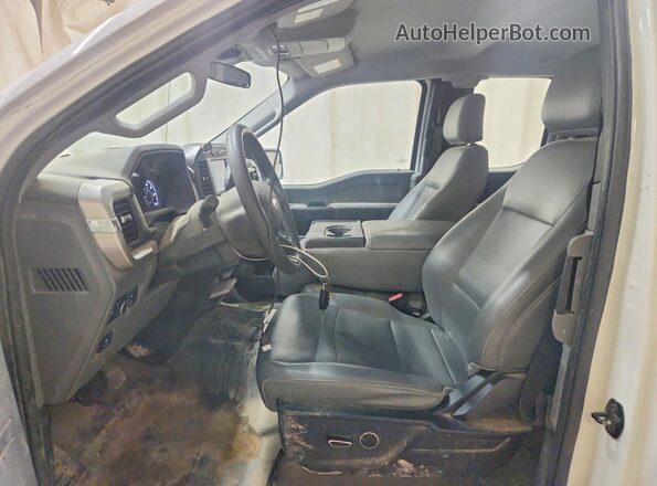 1FTEX1CB7MKD70232 2021 FORD F150 White Front interior view